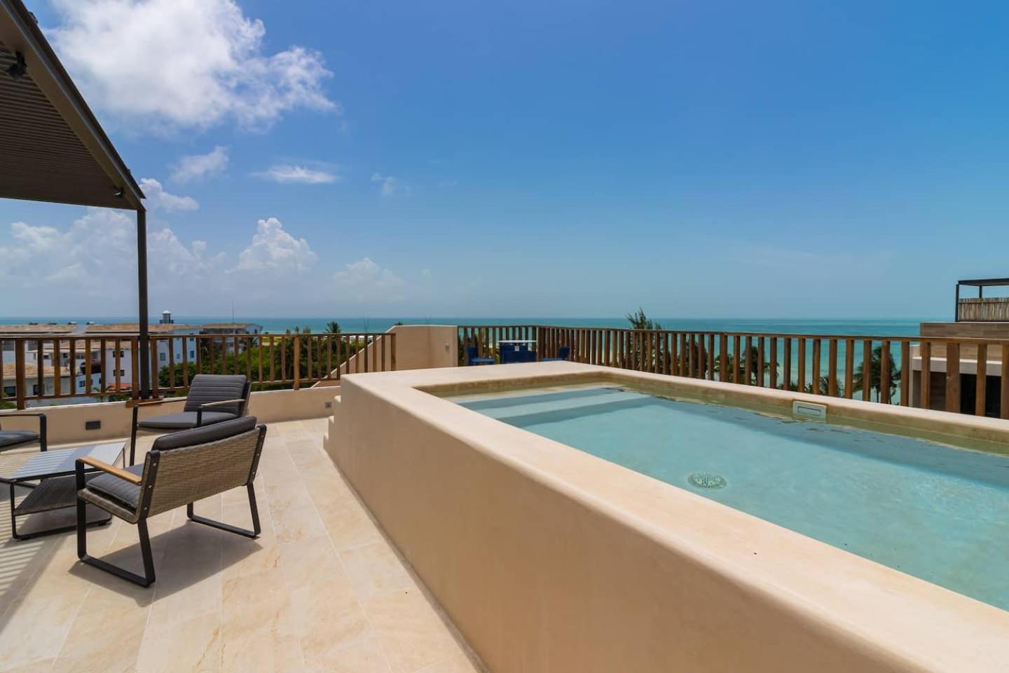 Penthouse Con Alberca Privada Y Hermosas Vistas Al Mar - A301 Isla Holbox Dış mekan fotoğraf