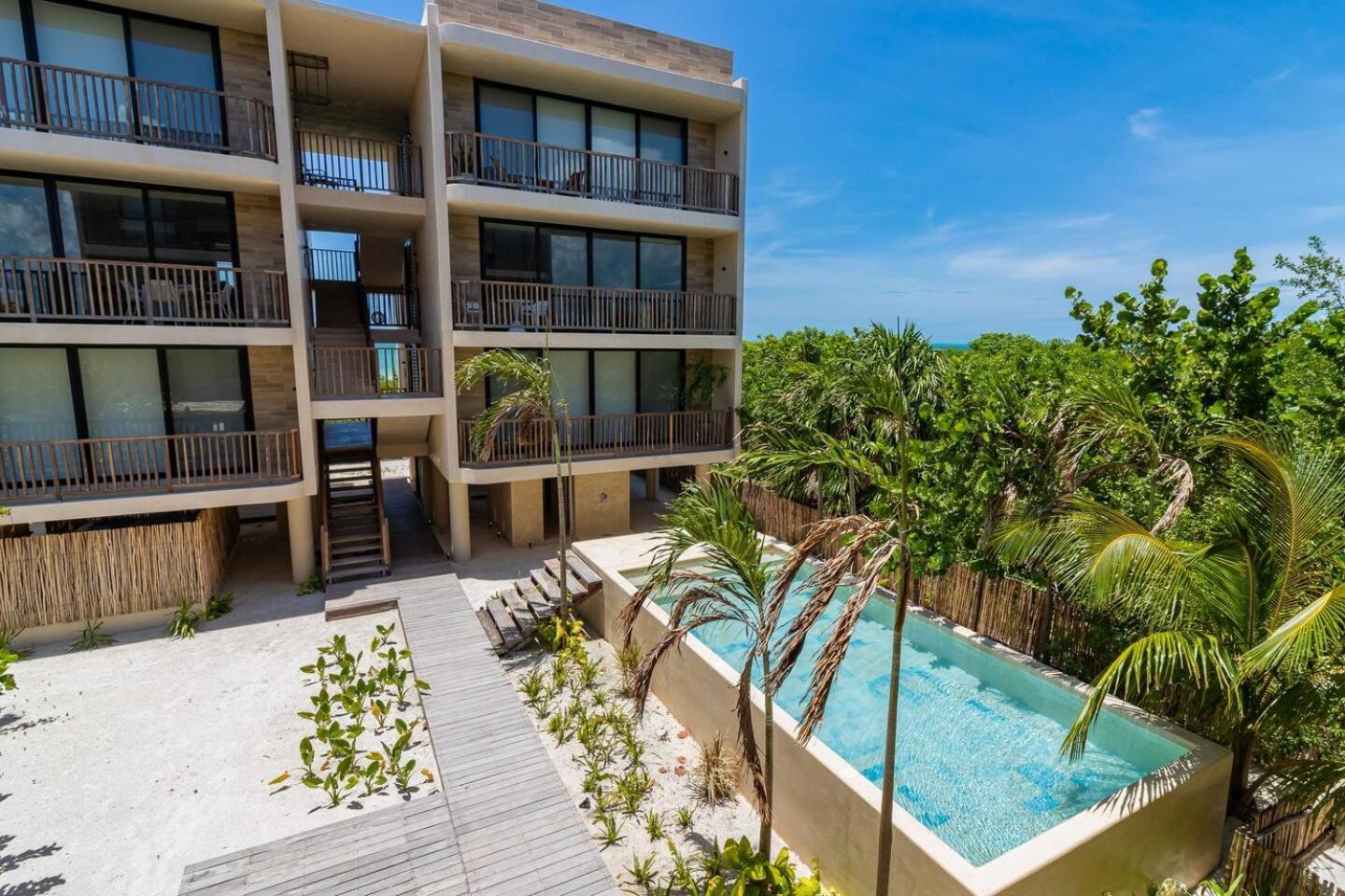 Penthouse Con Alberca Privada Y Hermosas Vistas Al Mar - A301 Isla Holbox Dış mekan fotoğraf